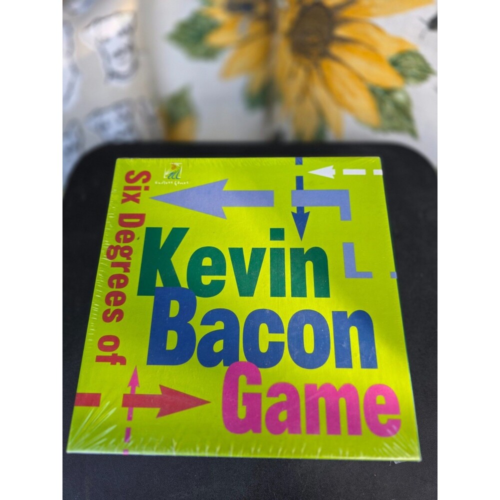 NEW Factory Sealed - Vintage 1997 Six Degrees of Kevin Bacon Board Game